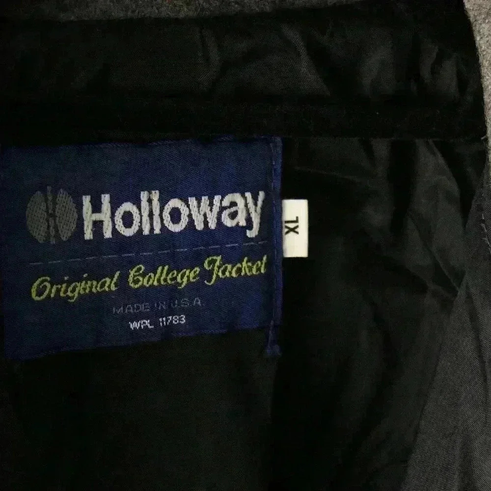 Holloway College‎ style jacket from Alaska vintage  1995 grey size XL - Picture 3 of 7